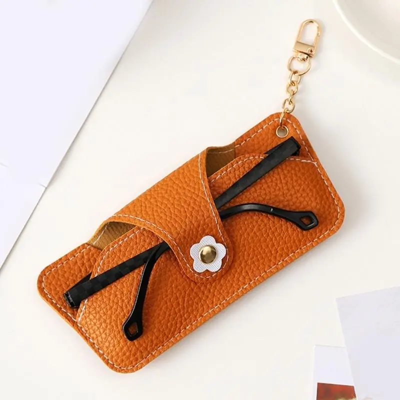652F Multifunctional EyeGlasses Container Case for Travel and Daily Use with Secure Flower Closures and Soft Interior Liners