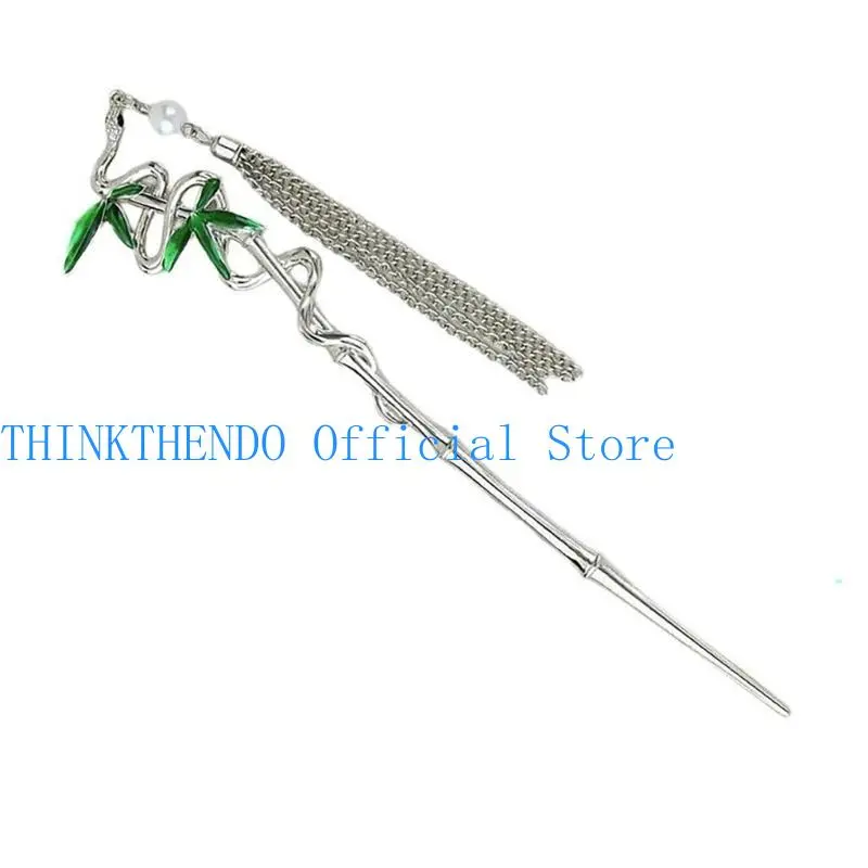 652F Decorative Snake Hair Pin for Female Girl Hair Elegant Hair Claw Clip Traditional Costume Hair Styling Accessories