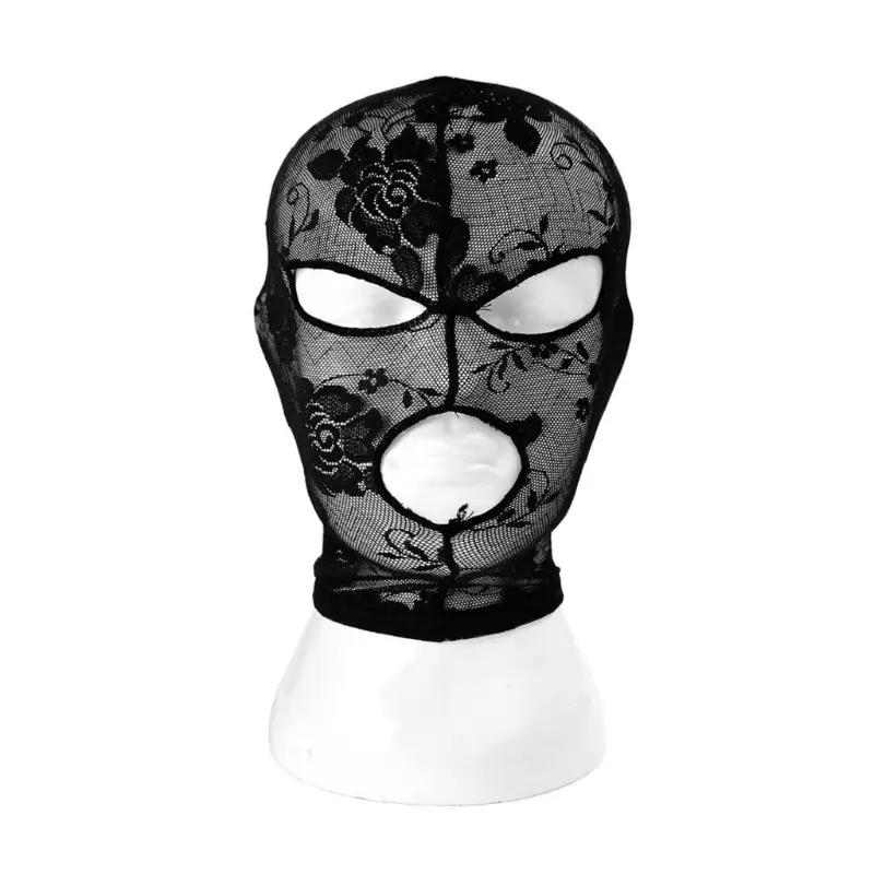 652F Stylish Floral Lace Mask Lightweight Comfortable Head Cover For Special Occasion And Daily Use