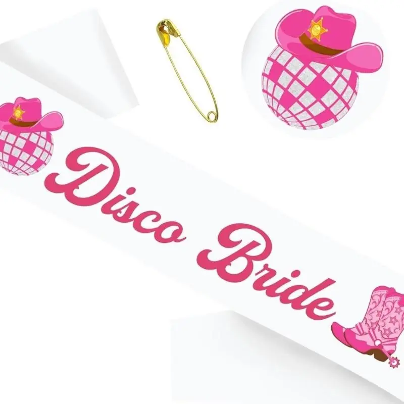 652F Bachelorette Party Bridal Sash Decorations Bride To Be Gift Bridal Shower Wedding Hen Night Bridal Sash Bride To Be Gift