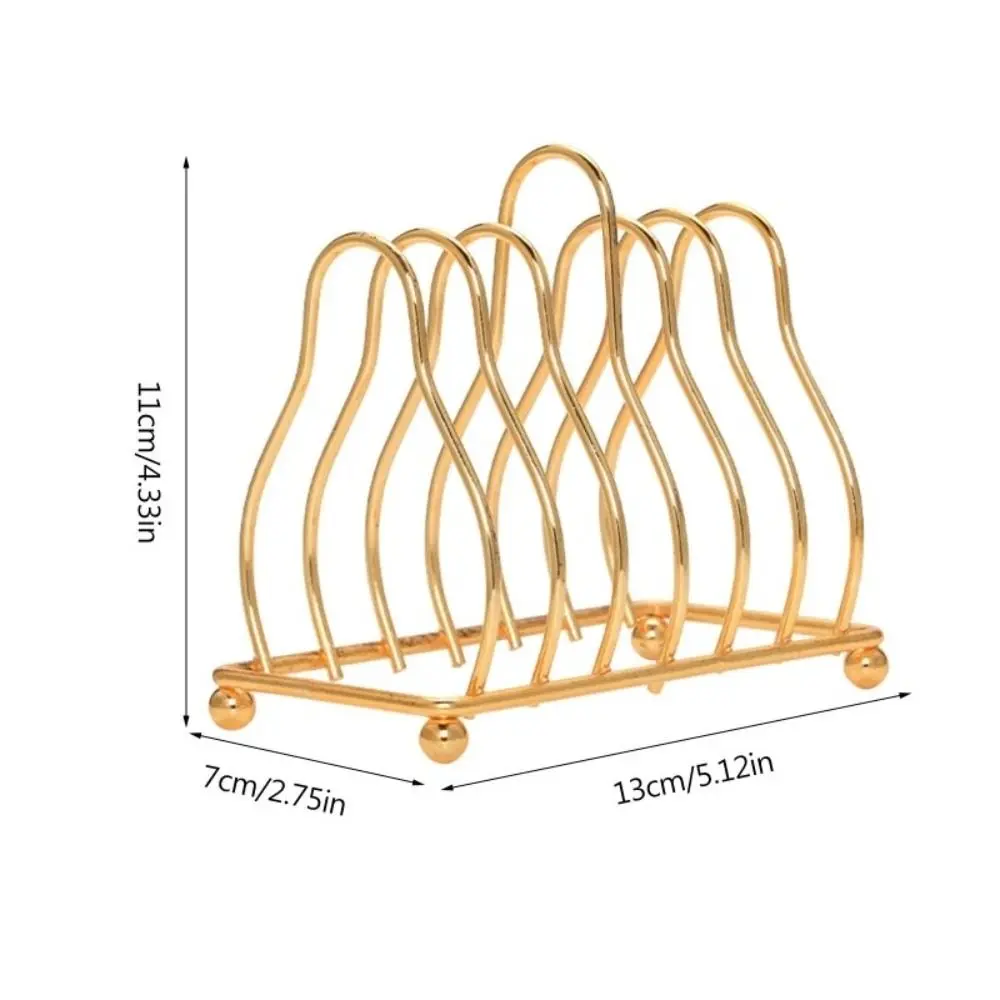 Simple Small Kitchen Iron Storage Rack European Style Installation-free Dish Plate Holder Iron Art Metal Drainin Rack Restaurant