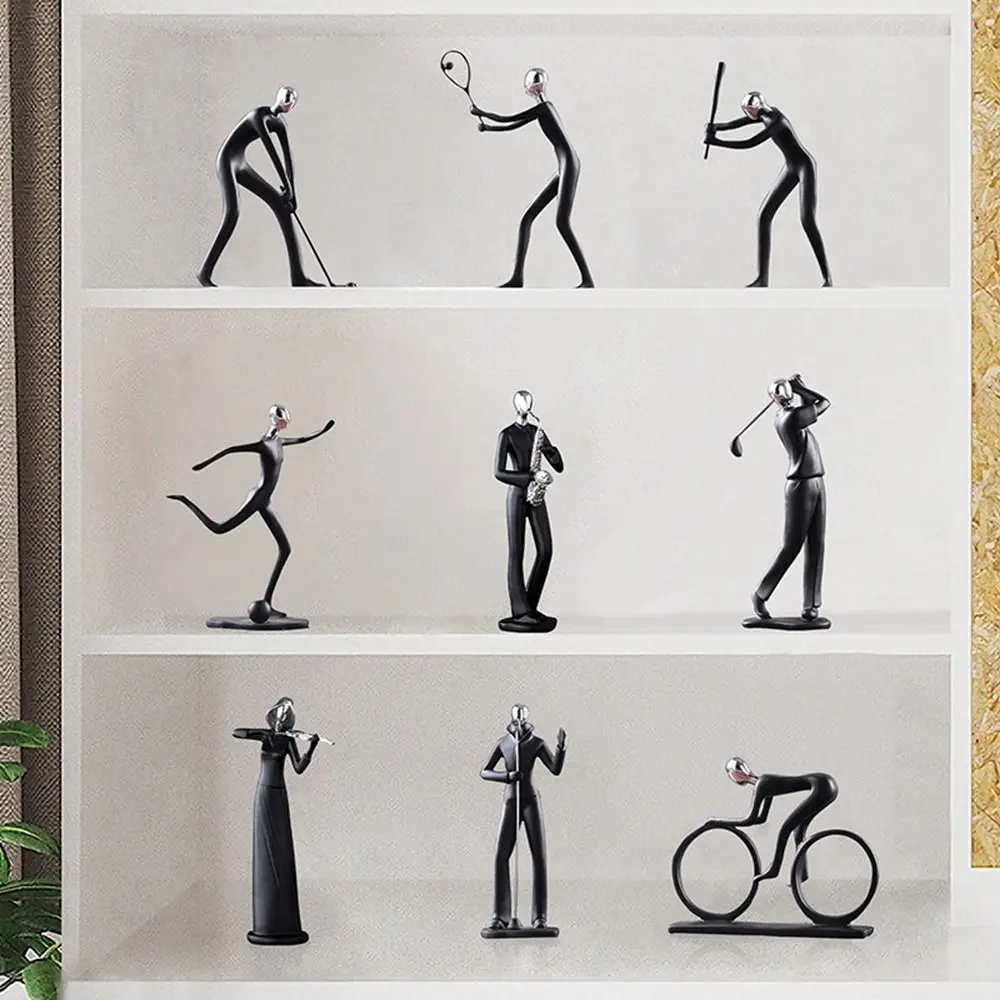 Cabinet Decorations Home Decor Desktop Ornaments Resin Crafts Character Ornaments Figure Sculpture Sports Figure Sculpture