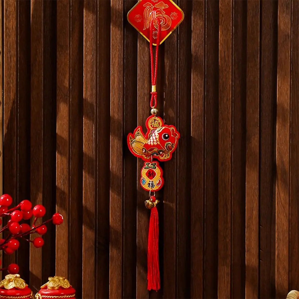 Traditional Spring Festival Decoration Pendant Reusable Creative Red Lantern String Exquisite Hanging New Year Ornaments Gifts