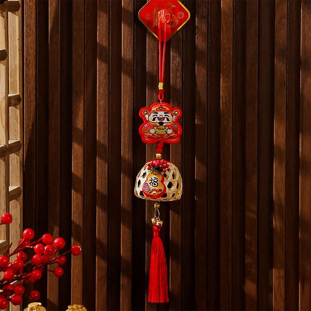Traditional Spring Festival Decoration Pendant Reusable Creative Red Lantern String Exquisite Hanging New Year Ornaments Gifts