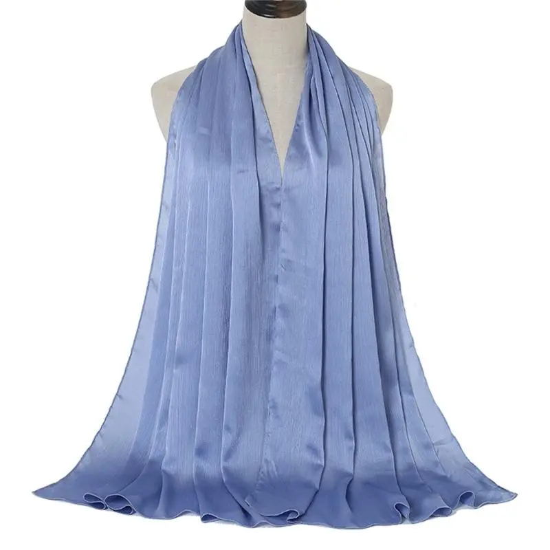 652F Women's Head Scarf Soft Breathable and Elastic Hijab Headwrap Shawl Wrap for Praying and Cultural Event Festival Supply