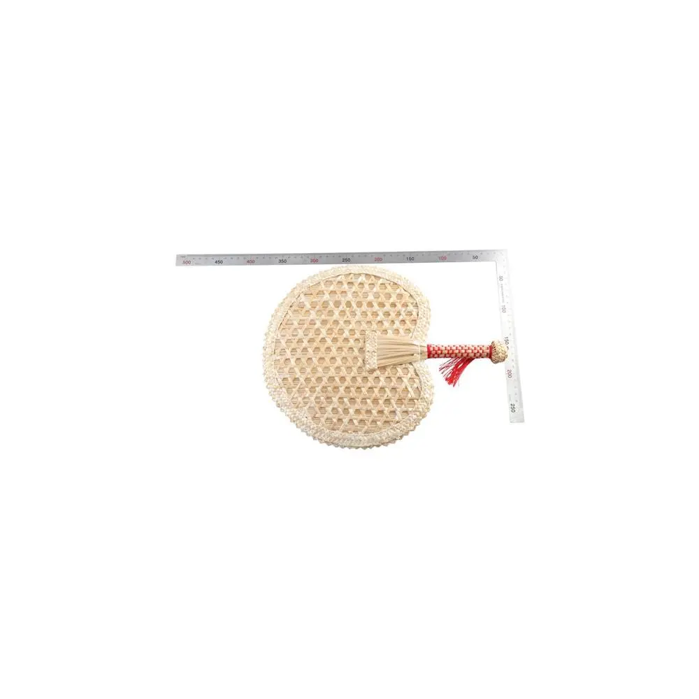 Wheat Straw Natural Chinese Style Pushan Old Environmentally Friendly DIY Woven Fan Home Decoration Cooling Fan Hand Fans