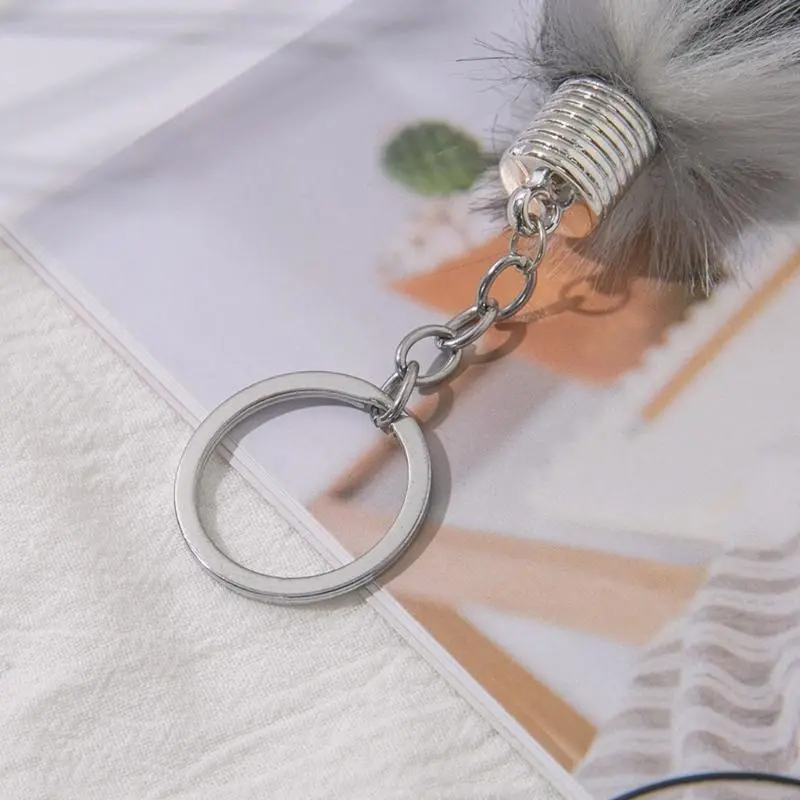 652F Animal Tail Pendant Keychain Key Holder Purse Bag Charm Keychain Decorations for Women Handbag Backpacks Decorations