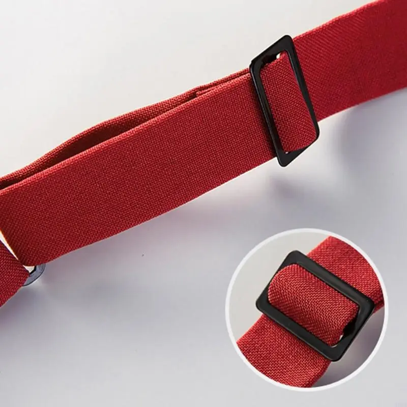 652F Criss   Tie Adjustable Bowtie School Girl Uniform Neck Tie for Women Girls  Pre Tied Necktie Accessories Gifts