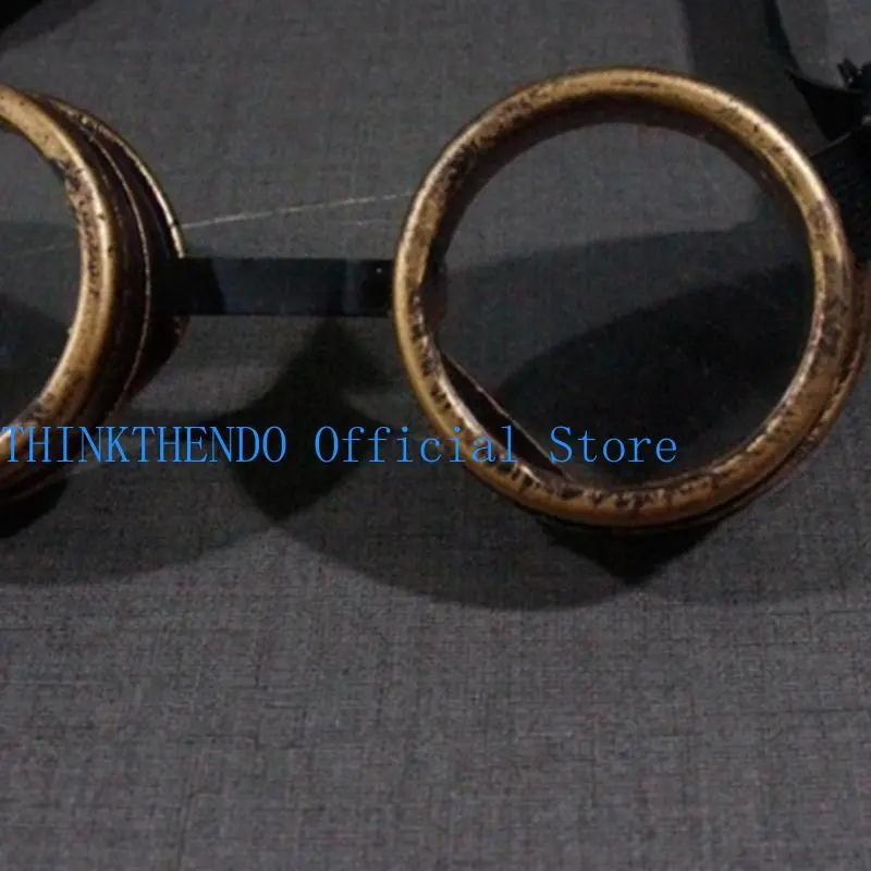 39BB Halloween Glasses Cosplay Costumes Glasses, Mens Retro Steampunk Goggles Vintage Sunglasses Goggles Punk Gothic Glasses