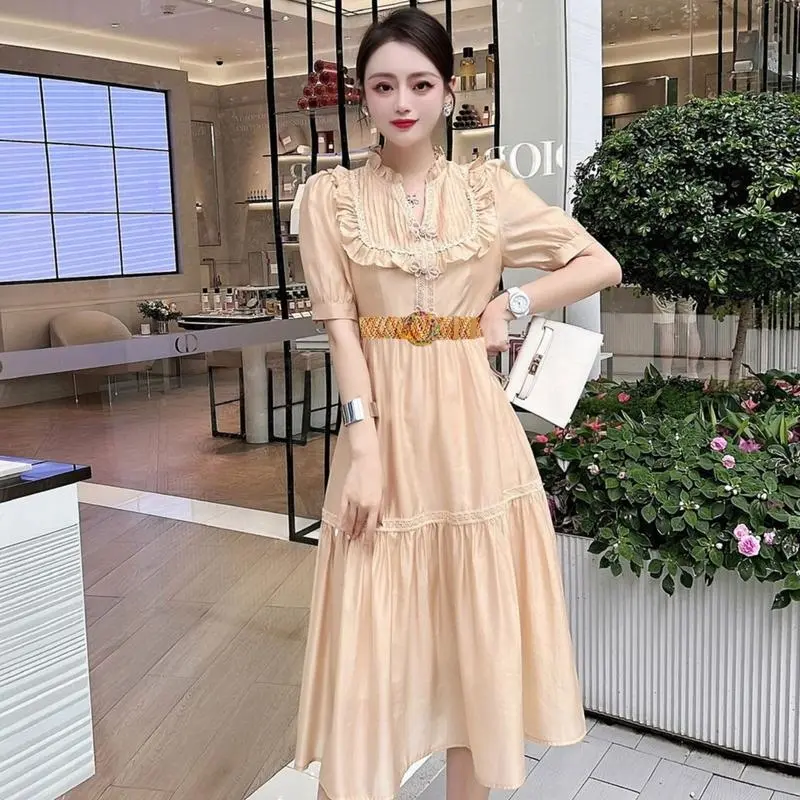 39BB Antique Bohemian Straw Braided Wide Belt for Women Colorful Buckles Ladies Dress Belt Fashion Female Strap Accessories