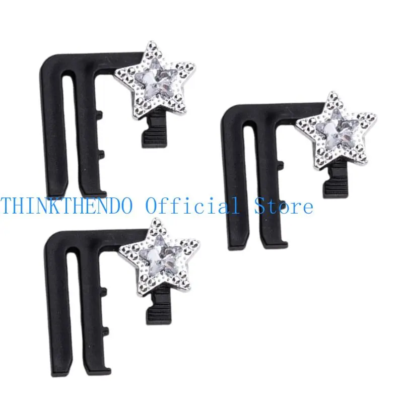 39BB 3PCS Jeans Waist Extender Tightening Clip Pants Waist Adjuster Women Accessories