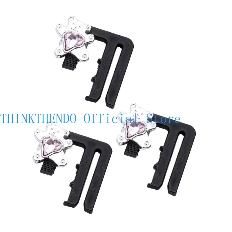 39BB 3PCS Jeans Waist Extender Tightening Clip Pants Waist Adjuster Women Accessories
