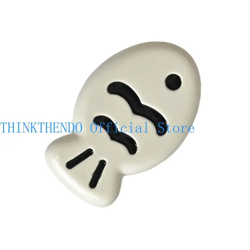 39BB Cartoon Cats Hair Accrsories With Fish Designs Resin Hair Clip Fashion Hairpin