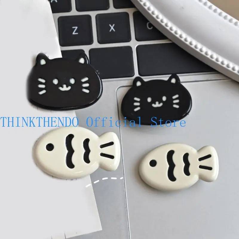 39BB Cartoon Cats Hair Accrsories With Fish Designs Resin Hair Clip Fashion Hairpin