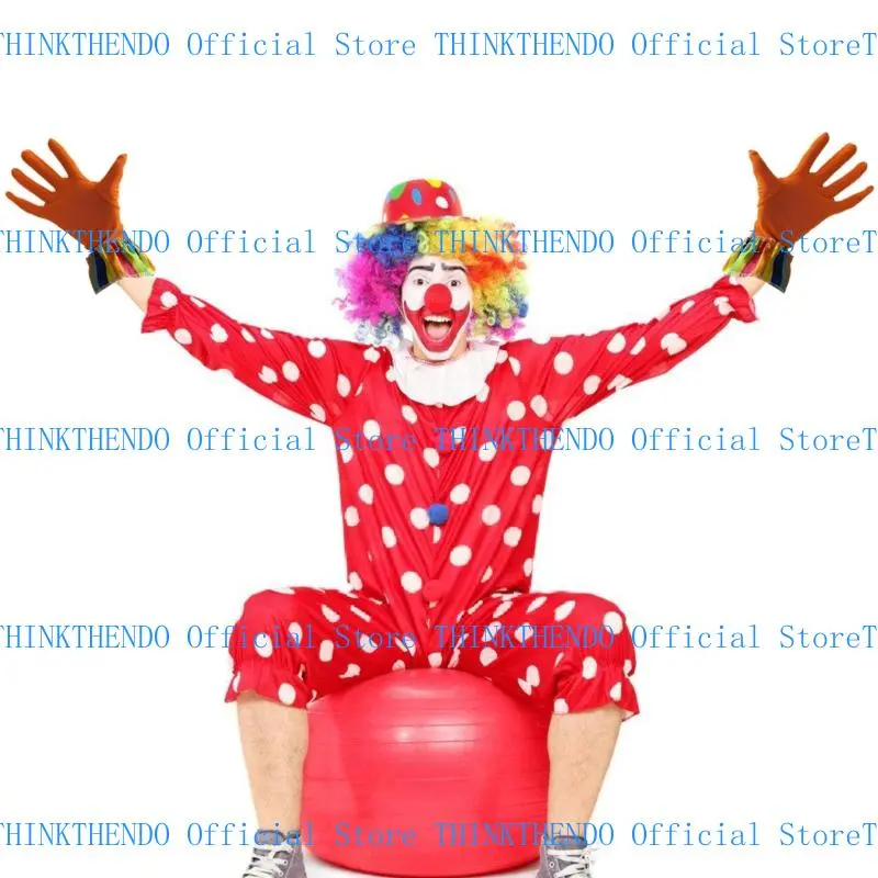 652F Novelty Clown Gloves Perfect For Costume Parties And Festival Comfortable Hand Gloves With Stretchy Design for Halloween