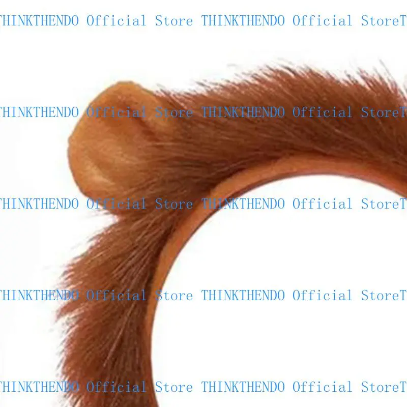 652F Adults Kids Plush Cartoon Animal Ear Headband Tail Lions Costume Birthday Party Christmas Halloween Cosplay Costumes