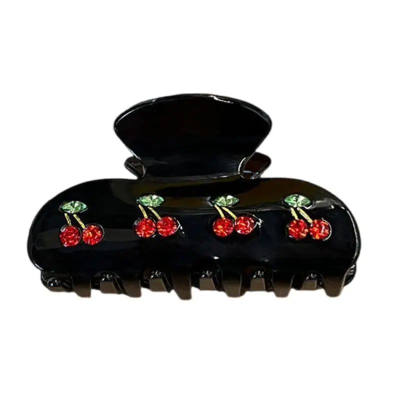 652F Sweet Cherry Designs Hair Clip For Fashionable Teens And Ladies Nonslip Hair Styling Accessories for Women and Girl