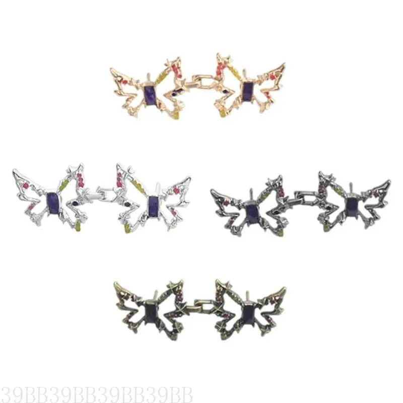 39BB Bowknot Decoration Waist Fastener Adjustable Waist Buttons Beautiful Buttons for Effortless Styles Transformation