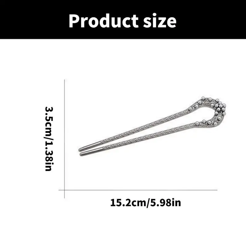 652F Chinese Traditional Hair Traditional Chinese Elegant Pearls Hair Chopsticks Girl Cosplay Hair Jewelry
