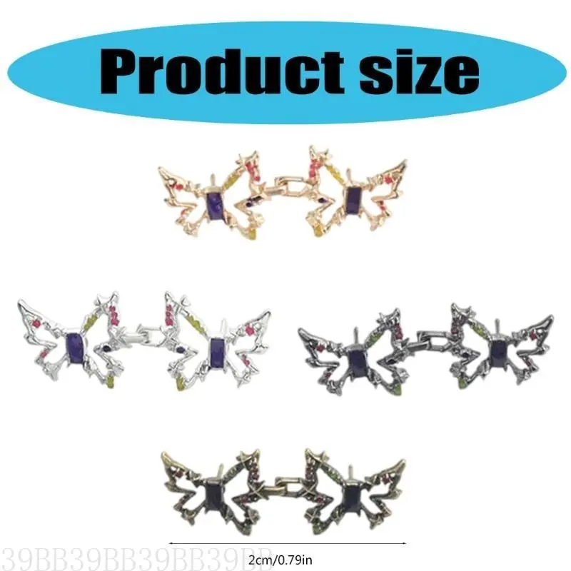39BB Bowknot Decoration Waist Fastener Adjustable Waist Buttons Beautiful Buttons for Effortless Styles Transformation