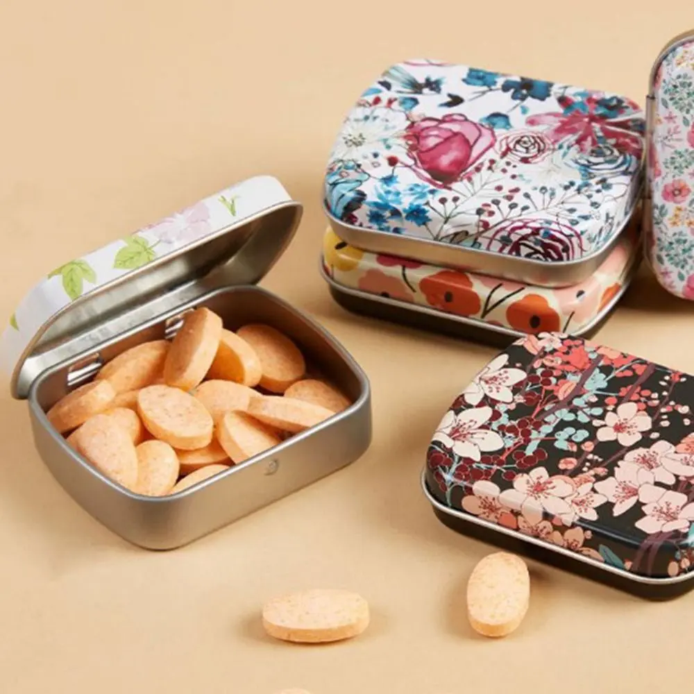 Practical Waterproof Mini Iron Box Reusable Exquisite Candy Packing Box Simple Small Storage Container Household