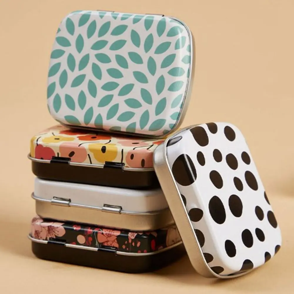 Practical Waterproof Mini Iron Box Reusable Exquisite Candy Packing Box Simple Small Storage Container Household