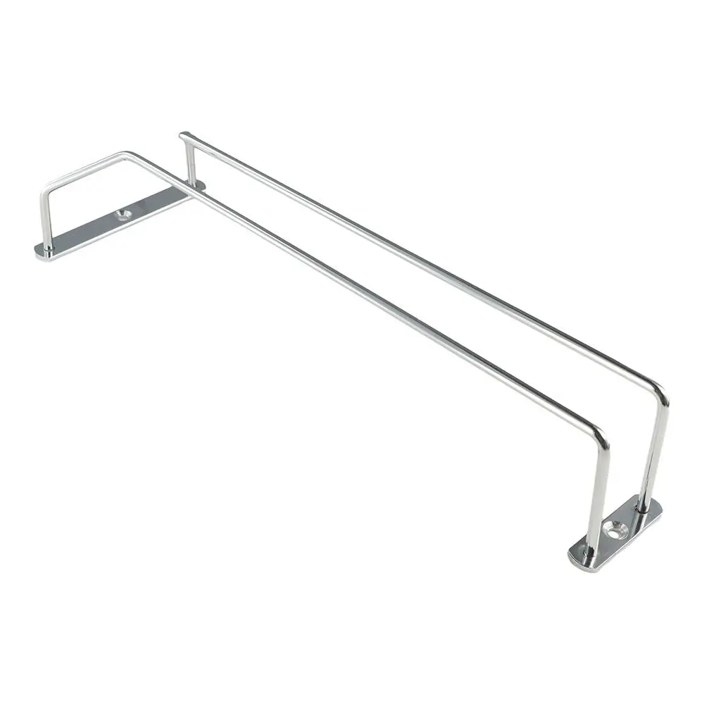 Silver Useful High Glass Rack Single Row Multiple Size Double Row Glass Holder Wine Rack Goblet Holder Wine Glass Rack