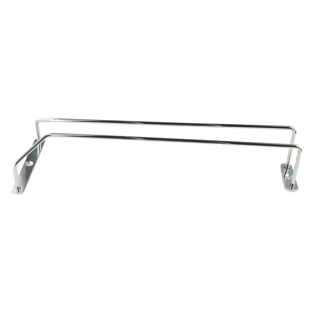 Silver Useful High Glass Rack Single Row Multiple Size Double Row Glass Holder Wine Rack Goblet Holder Wine Glass Rack