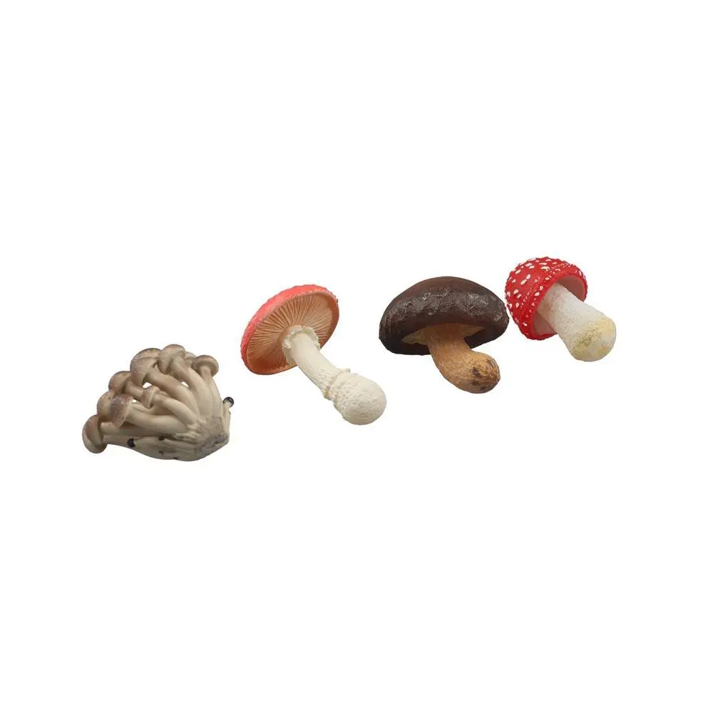Vegetable Model Fungus Figurines Matsutake Oyste Artificial Simulation Mushroom Teaching Toy Pleurotus Fungus Model Garden Decor