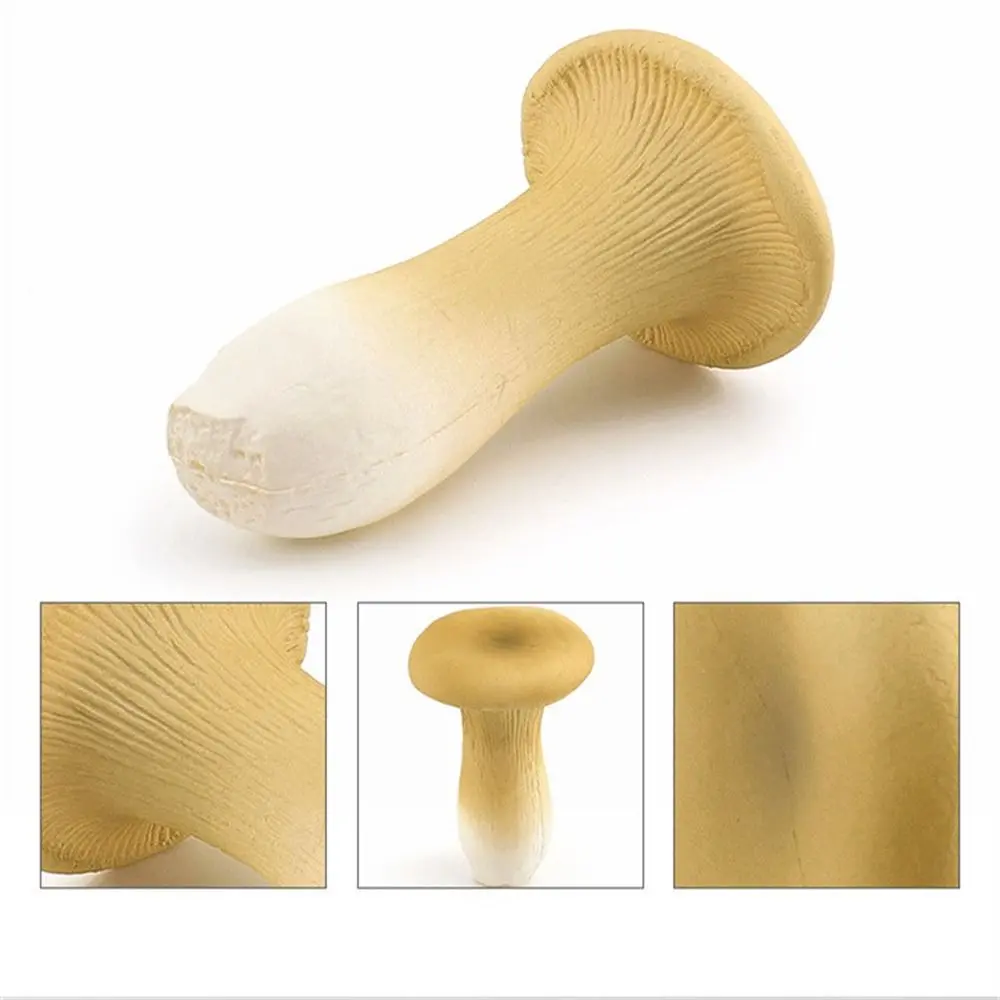 Vegetable Model Fungus Figurines Matsutake Oyste Artificial Simulation Mushroom Teaching Toy Pleurotus Fungus Model Garden Decor