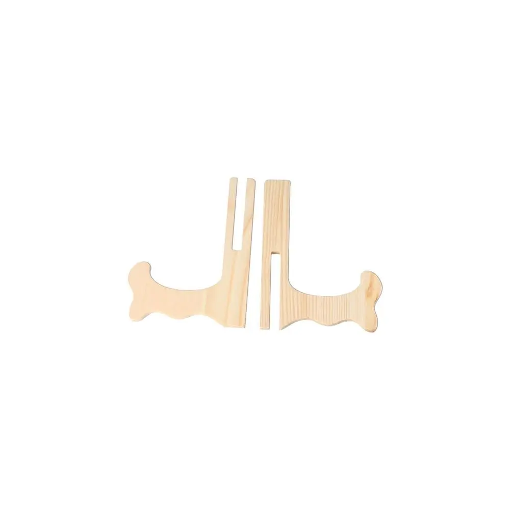 Wooden Universal Sturdy Tea Cake Dish Decorative Storage Rack Display Rack Display Stand Display Holder Easel Plate