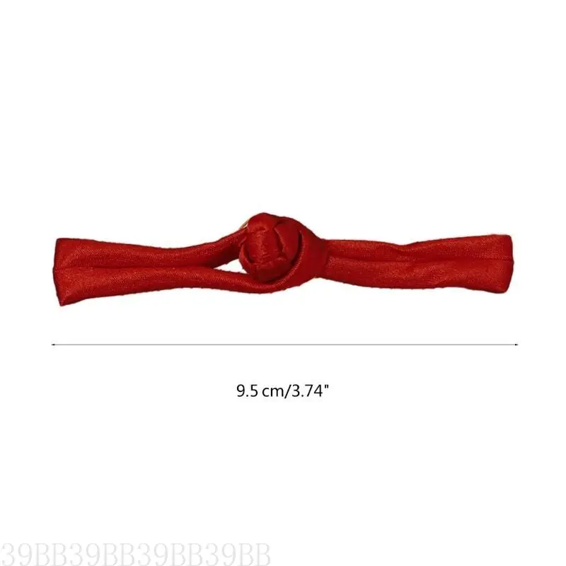 39BB Chinese Knot Frog Buttons Sewing on Closure Fasteners for Traditional Cheongsam Scarf Cardigan Sweater Garment Accessory