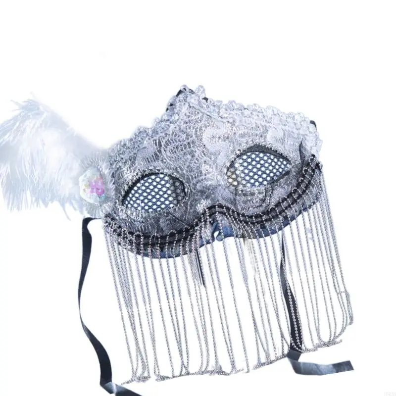 39BB Festival Mask Performances Mask Costume Props Half Face Mask for Halloween Carnivals Mask Masquerade Party Wedding Mask