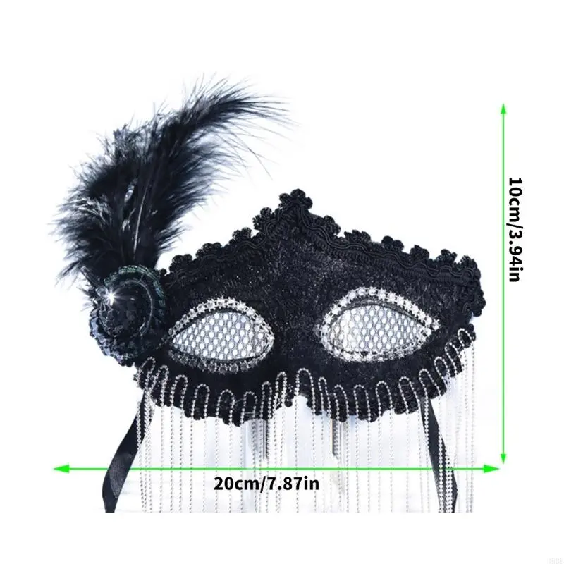 39BB Festival Mask Performances Mask Costume Props Half Face Mask for Halloween Carnivals Mask Masquerade Party Wedding Mask