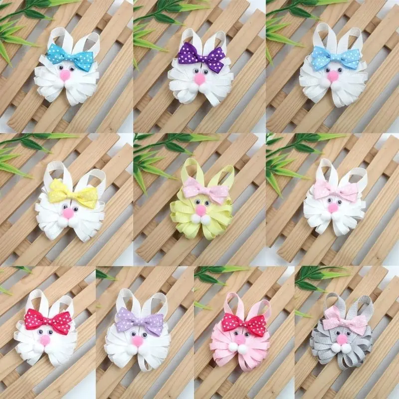 652F Lovely Easter Theme Chick/Bunnies Hair Clip Hair Accessories Hair Barrette For Spring Holiday Celebration And Daily Wear