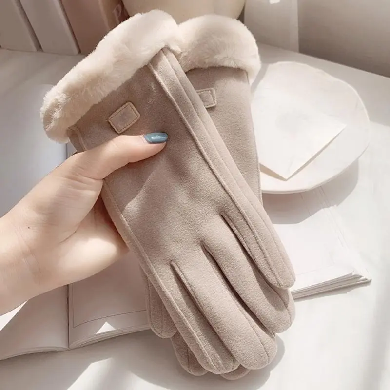 652F 2pack Antiskid Thermals Gloves Multipurpose Winter Mittens Breathable Gloves for Outdoor Activity