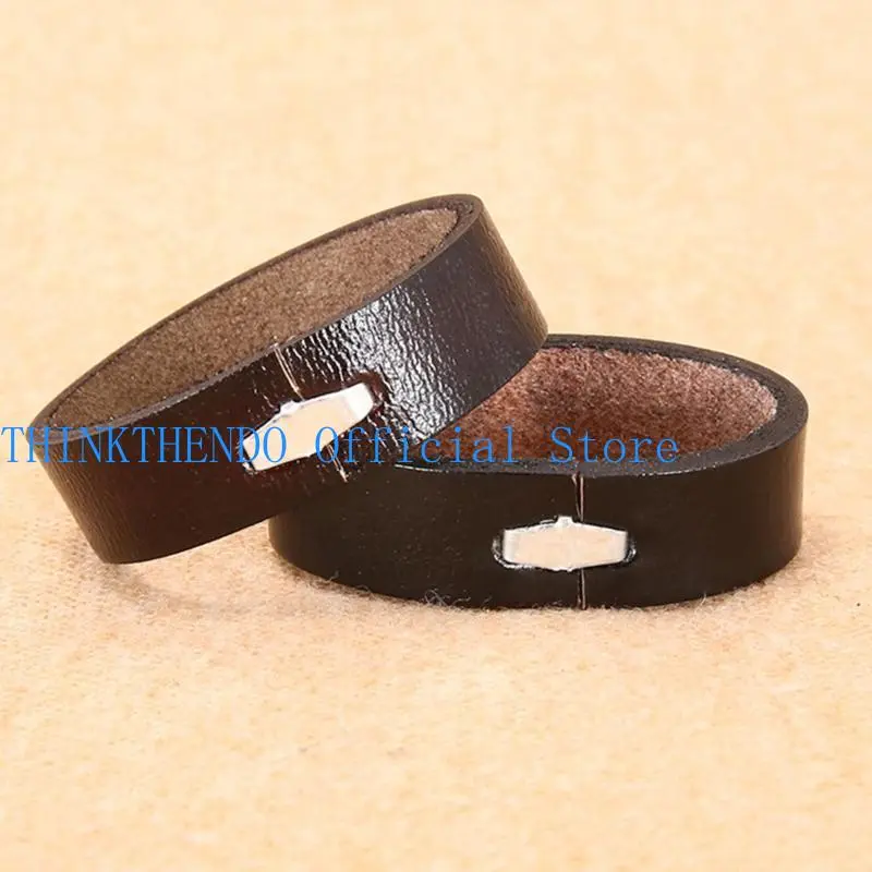 652F Vintage Waist Belt Genuine Loop Delicate Waist Belt Keeper Loop DIY Waistband Accessories Western Cowboy Rock
