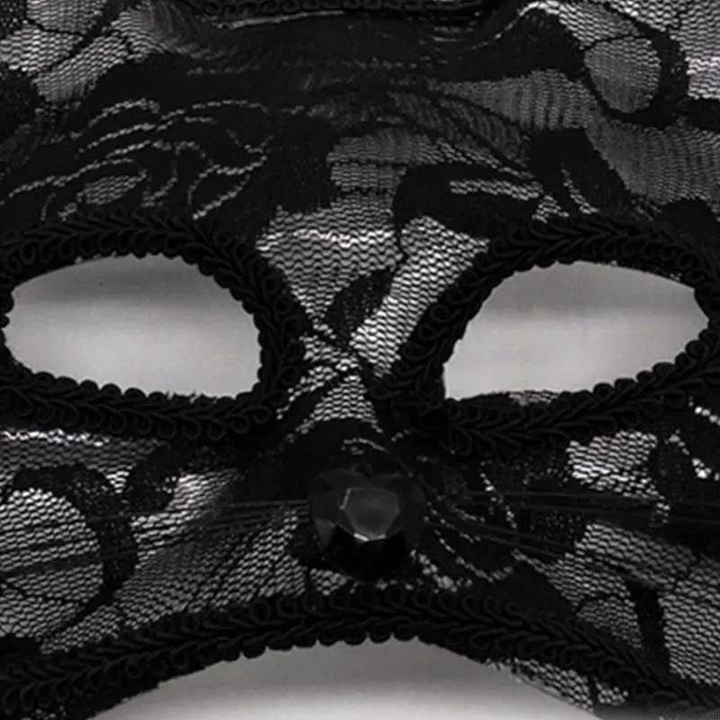 39BB for Cat Lace Mask Halloween Party Masks Lace Mask Masquerade Sexy Lace Face