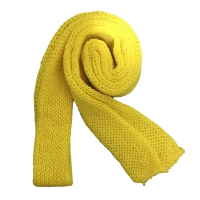 652F Strip Scarf for Women Long Skinny Belt Necktie Neck Scarf Y2K Girls Photo Props Long Neckerchief Skinny Scarf Necktie