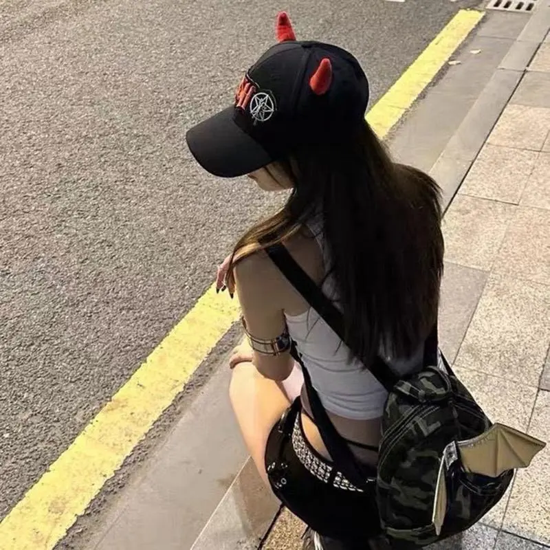 652F Hiphop Baseball Hat for Adult Teens Casual Party Hat Stage Headwear Baseball Hat Street Baseball Hat Headpieces
