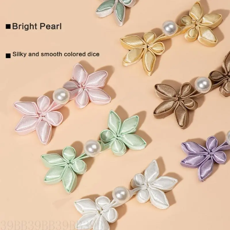 652F Cheongsam Buttons Closure Sewing Fasteners for Sweater Coat Cheongsam Traditional Handcraft Accessories