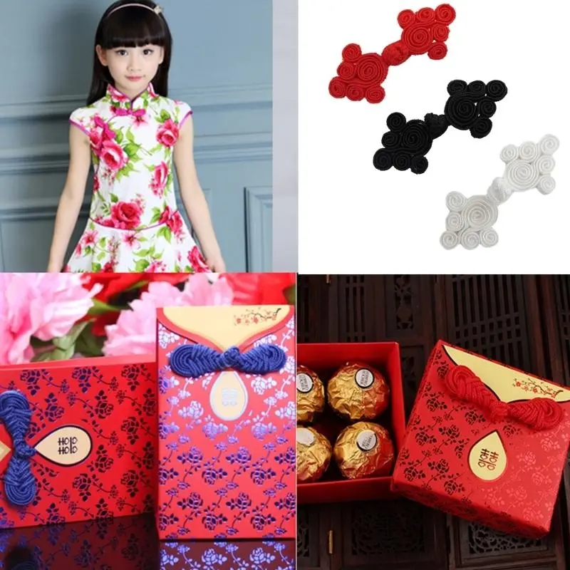 652F Chinese Traditional Button Sewing Crafted  Buttons Sew On for DIY Handcraft Cheongsam Embellishment