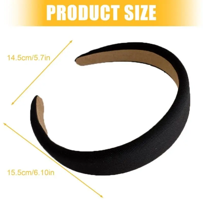 652F Soft Fabric Hairband for Women and Girls Practical Hair Accessory Headband Great for Skincare Routine and Daily Use