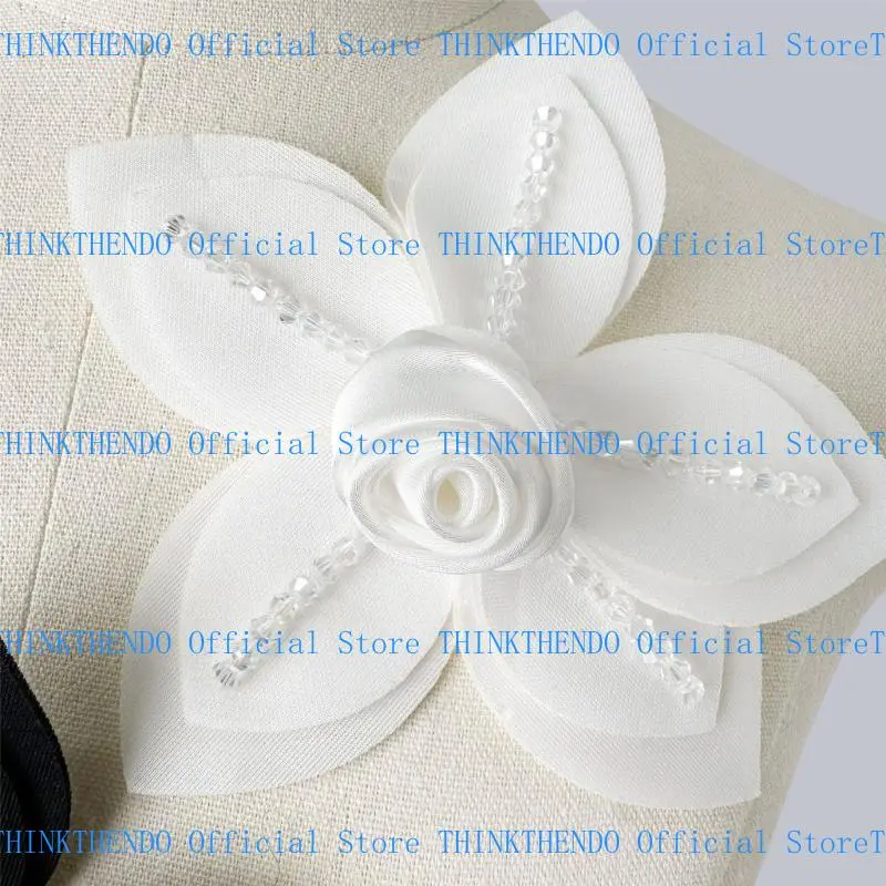 652F Handmade Camellia Pin Light weight Durability Brooch Pin Stylish Unique Brooch for Various Outfits and Occasion