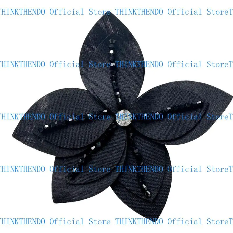 652F Handmade Camellia Pin Light weight Durability Brooch Pin Stylish Unique Brooch for Various Outfits and Occasion