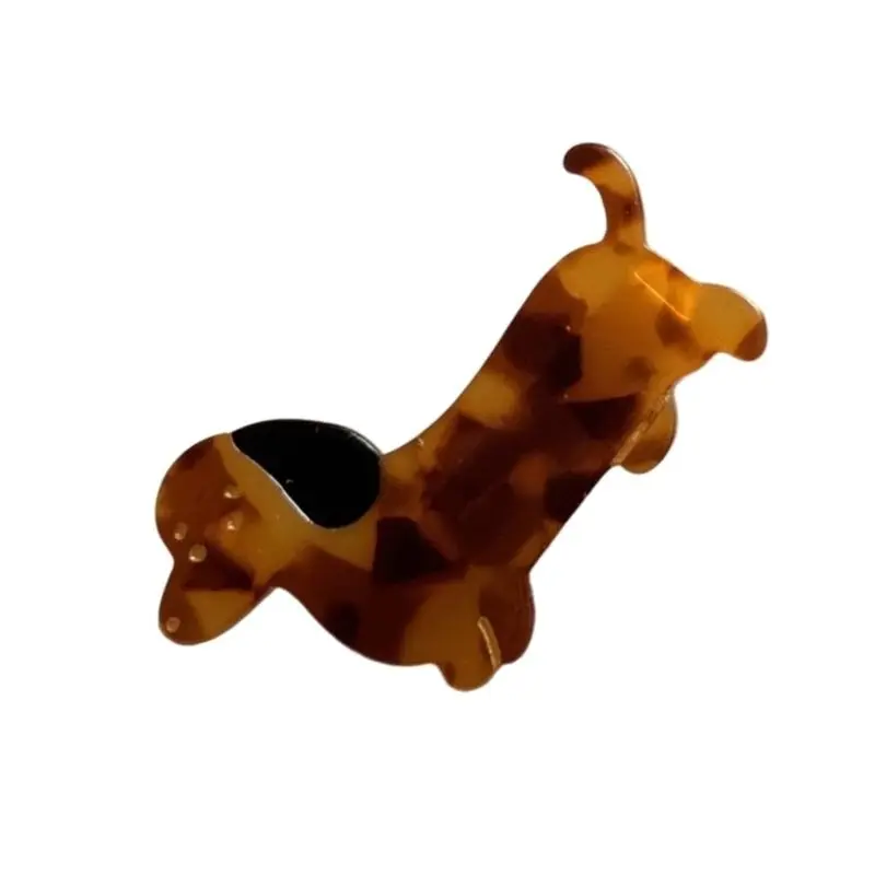 652F Adorkable Cartoon Animal Hair Clip for Girls Kid Barrettes Puppy Dachshund Handmade Hairpins Lovely Hairpins
