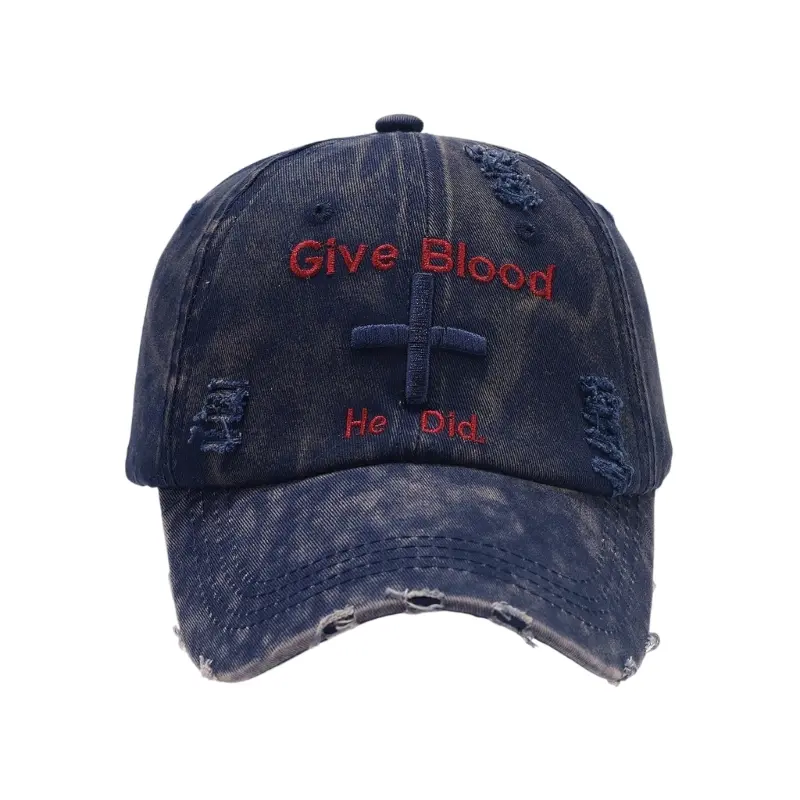 652F Distressed Baseball Hat With Letter Embroidery Adjustable Snapbacks Hat For Women Teens Music Festival And Daily Wear