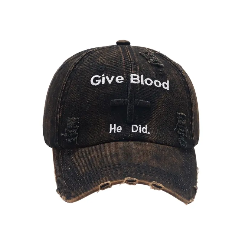 652F Distressed Baseball Hat With Letter Embroidery Adjustable Snapbacks Hat For Women Teens Music Festival And Daily Wear