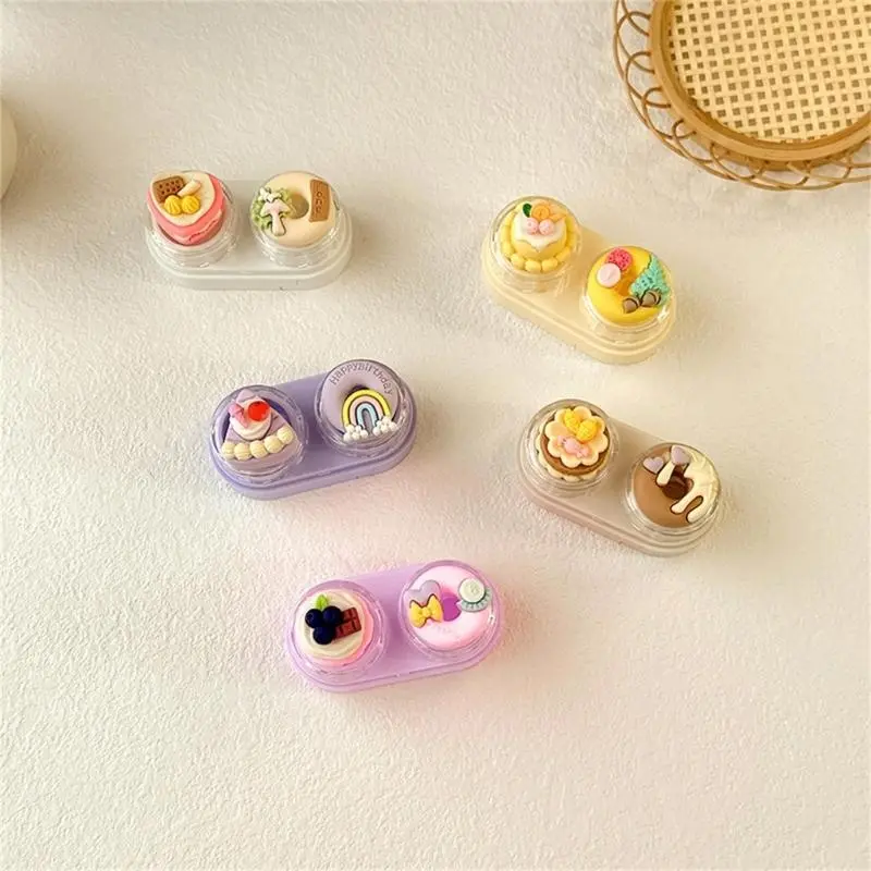 652F Contact Lenses Case Eye Contact Remover Plunger Suction Cup Travel Storage Inserter Remover Tool Safe Lens Placement