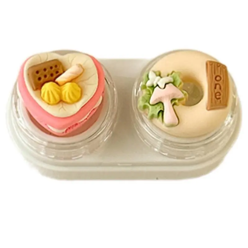 652F Contact Lenses Case Eye Contact Remover Plunger Suction Cup Travel Storage Inserter Remover Tool Safe Lens Placement